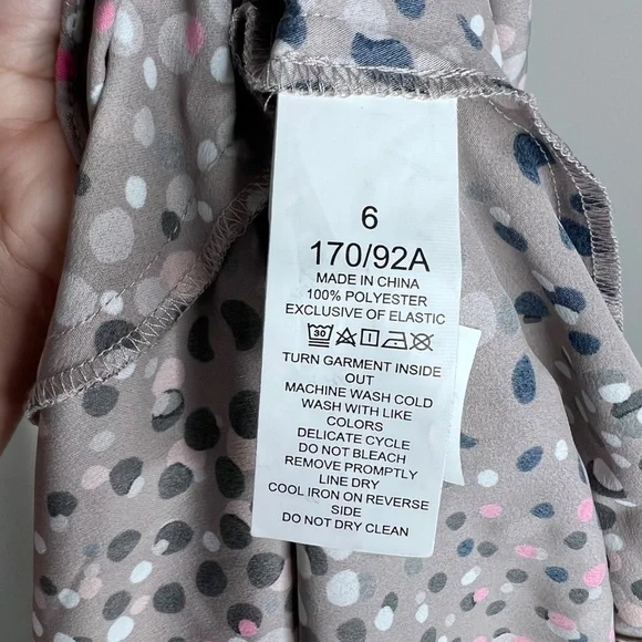 Kate Spade Taupe Soirée Multi Color Dot Shirt Dress 6 - Picture 6 of 6